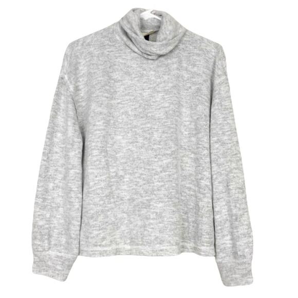 Universal Thread Gray Balloon Sleeve Turtleneck Sz S - Picture 1 of 6